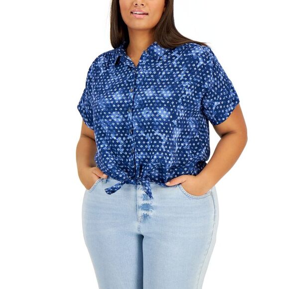 Style & Co. Tops - Style & Co Plus Size Printed Blouse